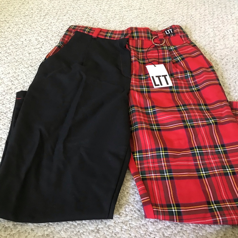BNWT Love Too True Plaid Pants